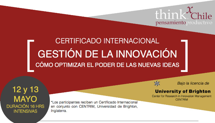 Certificado Gestion de innovación
